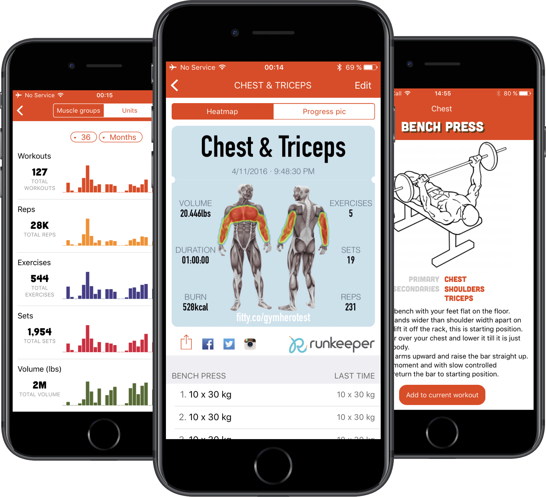 Workout apps