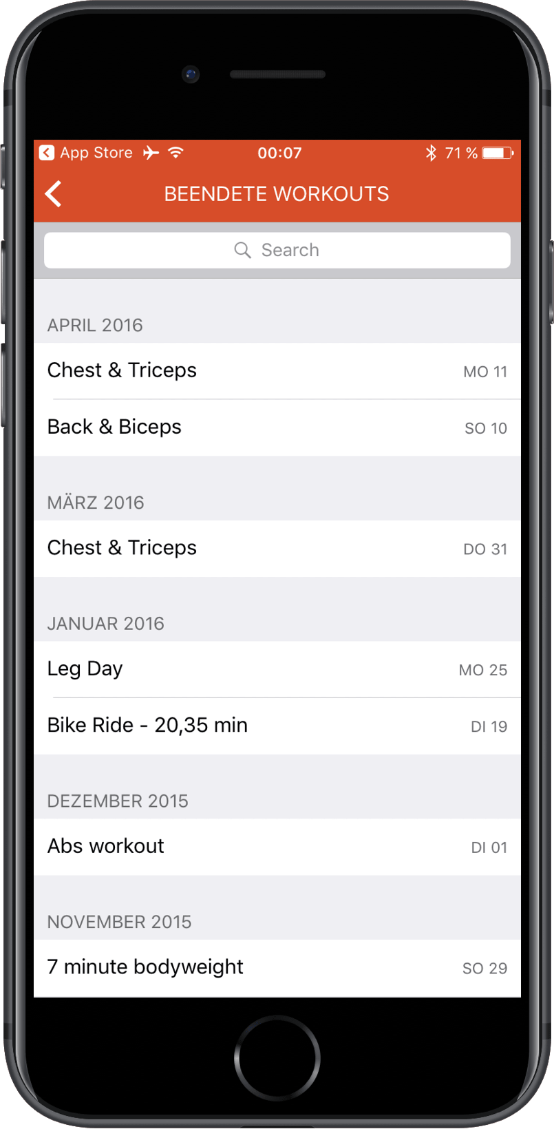 Simple workout log ios sale